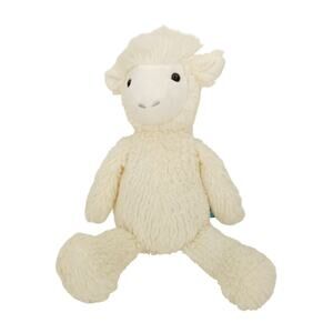 Manhattan Toy Llama Lou Plush Ribbed Cream Stuffed Animal Toy 2017